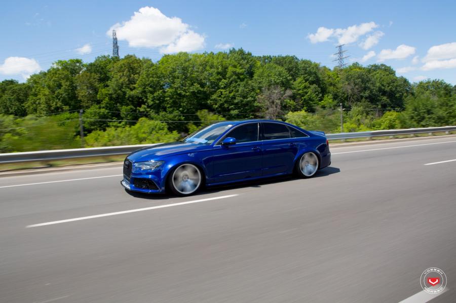  Audi A6 Sedan on Vossen Wheels (VPS-318) (4G, C7) 2016 года  (фото 2 из 59)